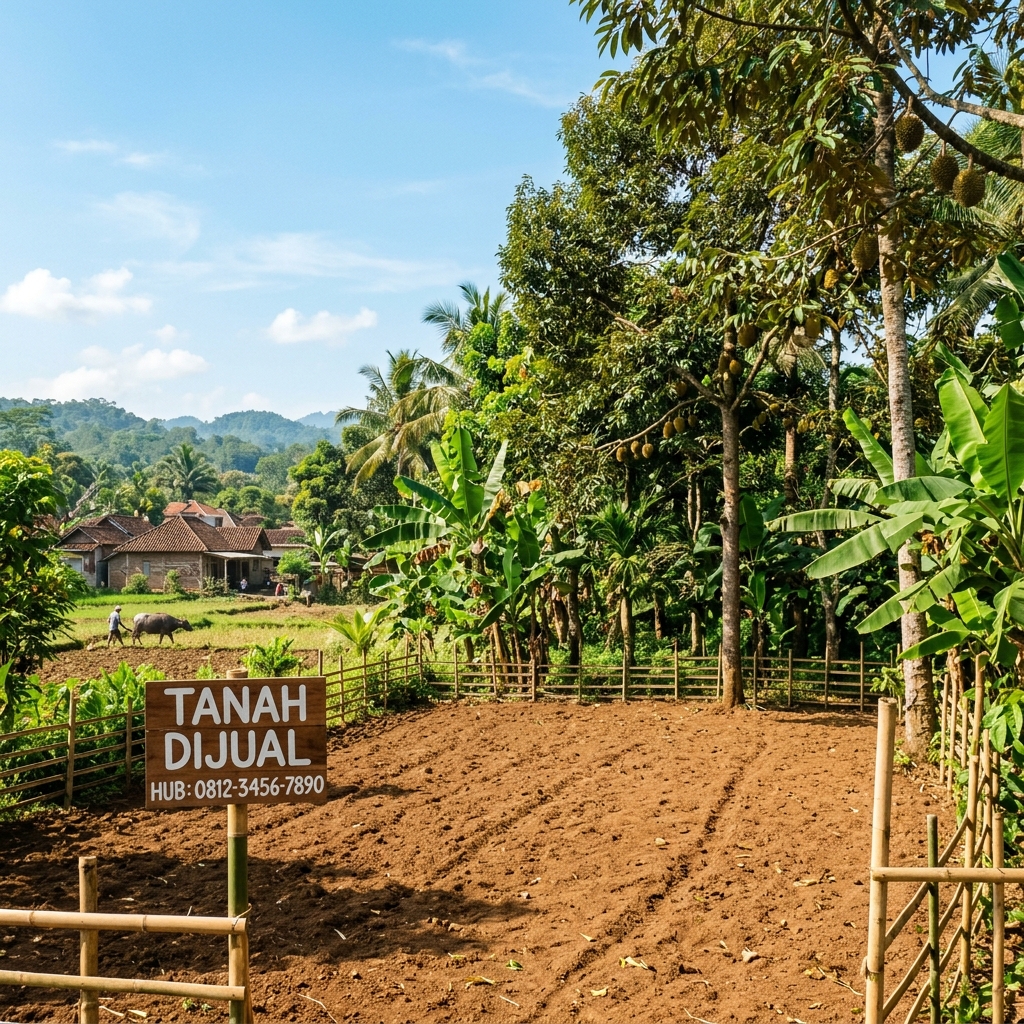 Kavling Kebun Durian Produktif